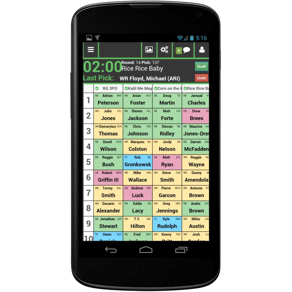 best free ios fantasy draft software